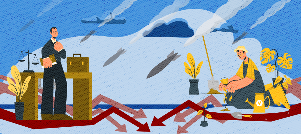 Farmers and lawyers were the most frequent business closures during the full-scale war. YouControl.Market Analysis